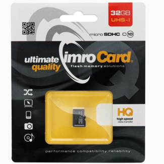 Imro Imro - Micro SD Kaart 32 GB - Geheugenkaart - Class 10 UHS