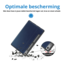 Case2go - Hoes voor Lenovo Tab P12 (2023) - Business Book Case - Auto Wake/Sleep functie - Opbergvak - Donker Blauw