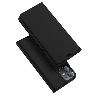 Dux Ducis Dux Ducis - Case for iPhone 12 / 12 Pro - Ultra Slim PU Leather Flip Folio Case with Magnetic Closure - Black