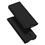 Dux Ducis - Case for LG K50s - Ultra Slim PU Leather Flip Folio Case Whiteh Magnetic Closure - Black