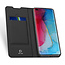 Dux Ducis - Case for Oppo Reno 3 Pro - Ultra Slim PU Leather Flip Folio Case Whiteh Magnetic Closure - Black