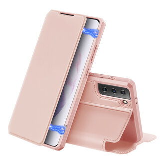Dux Ducis Hoesje voor Samsung Galaxy S21 Plus -  - Roze