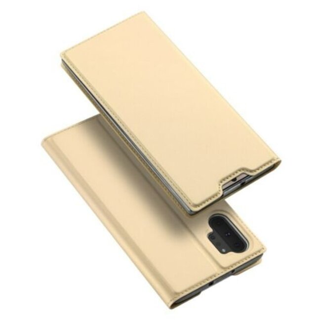 Samsung Galaxy Note 10 Plus case - Dux Ducis Skin Pro Book Case - Gold