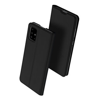 Dux Ducis Samsung Galaxy A51 case - Dux Ducis Skin Pro Book Case - Black