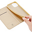 Hoesje geschikt voor iPhone 12 Pro Max - Dux Ducis Skin Pro Book Case - Goud