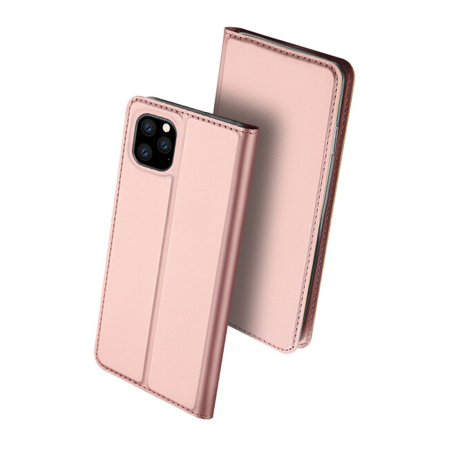 Hoesje geschikt voor iPhone 11 Pro Max - Dux Ducis Skin Pro Book Case - RosÃ©-Goud