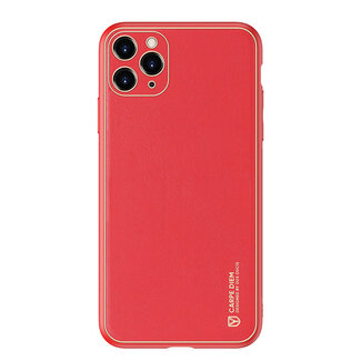 Dux Ducis Hoesje geschikt voor iPhone 11 Pro Max - Dux Ducis Yolo Case - Rood