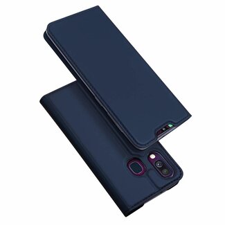 Dux Ducis Samsung Galaxy A40 hoesje - Dux Ducis Skin Pro Book Case - Blauw