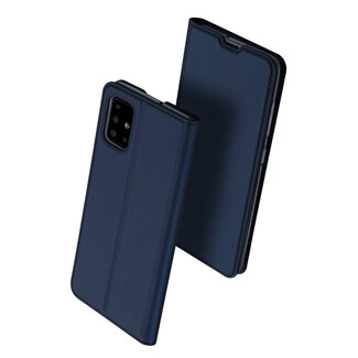 Dux Ducis Samsung Galaxy A51 case - Dux Ducis Skin Pro Book Case - Blue