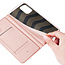 Dux Ducis - Case for Xiaomi Redmi Note 10 - Ultra Slim PU Leather Flip Folio Case with Magnetic Closure - Rose Gold