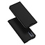 Dux Ducis - Case for Oppo Reno 3 - Ultra Slim PU Leather Flip Folio Case Whiteh Magnetic Closure - Black