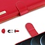 Dux Ducis - Case for iPhone 12 Pro Max - Hivo Series Magnetic Flip Case with Card Slot - Red