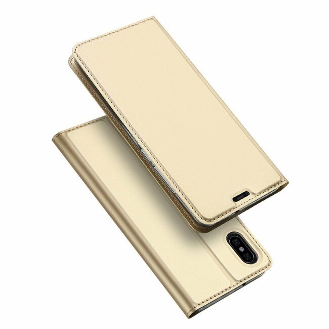 Xiaomi Mi 8 Pro case - Dux Ducis Skin Pro Book Case - Gold