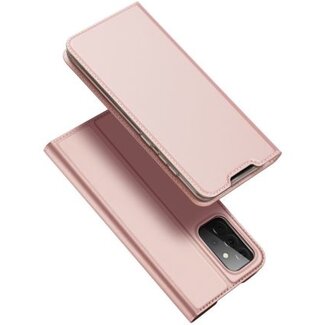 Dux Ducis Samsung Galaxy A72 5G Hoesje - Dux Ducis Skin Pro Book Case -  Rosé-Goud