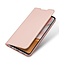 Case for Samsung Galaxy A72 5G Ultra Slim PU Leather Flip Folio Case with Magnetic Closure - Black -Rosé-Gold