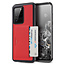 Dux Ducis - Samsung Galaxy S20 Ultra hoesje - Pocard Series - Back Cover - Rood