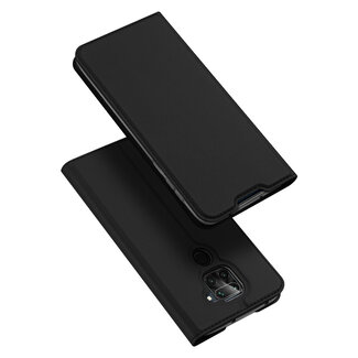 Dux Ducis Dux Ducis - Case for Xiaomi Redmi Note 9S - Ultra Slim PU Leather Flip Folio Case with Magnetic Closure - Black