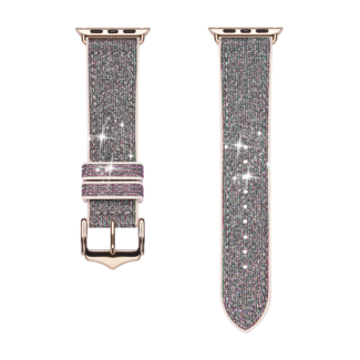Dux Ducis Dux Ducis - Bandje compatibel met Apple Watch Series 42mm/44mm/45mm  - Sparkle Version - Groen