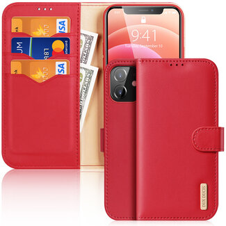 Dux Ducis Dux Ducis - Case for iPhone 12 Mini - Hivo Series Magnetic Flip Case with Card Slot - Rot