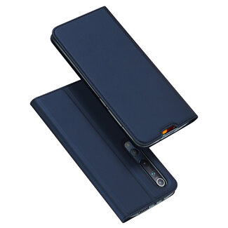 Dux Ducis Dux Ducis - Case for Xiaomi Mi 10 - Ultra Slim PU Leather Flip Folio Case Whiteh Magnetic Closure - Blue