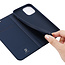 Dux Ducis - Case for iPhone 12 Pro Max - Ultra Slim PU Leather Flip Folio Case with Magnetic Closure - Blue