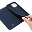 Hoesje geschikt voor iPhone 12 Pro Max - Dux Ducis Skin Pro Book Case - Donker Blauw