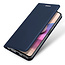 Dux Ducis - Case for Xiaomi Redmi Note 10 - Ultra Slim PU Leather Flip Folio Case with Magnetic Closure - Dark Blue