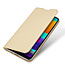 Dux Ducis - Case for Samsung Galaxy M01 - Ultra Slim PU Leather Flip Folio Case with Magnetic Closure - Gold