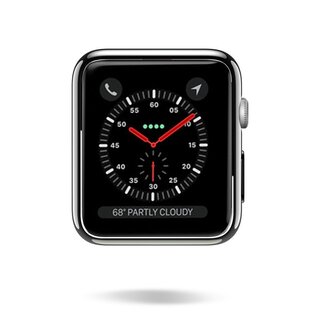 Dux Ducis Dux Ducis - Apple Watch Series 1/2/3 Hoesje - 42 MM -Stijlvolle Beschermende Cover - Zwart / Transparant (2-Pack)