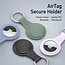 4-Pack Airtag-sleutelhanger - Siliconen AirTag hanger - AirTag Hoesje - Zwart/Blauw/Groen/Roze