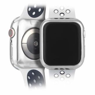 Dux Ducis Apple Watch Series 4/5 Case - 40mm - TPU Cover - Zilver / clear (2-Pack)