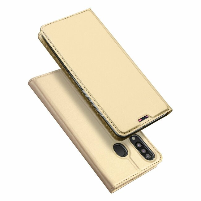 Samsung Galaxy M30 case - Dux Ducis Skin Pro Book Case - Gold