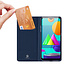 Dux Ducis - Case for Samsung Galaxy M01 - Ultra Slim PU Leather Flip Folio Case with Magnetic Closure - Blue