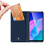Dux Ducis - Case for Huawei P40 Lite E - Ultra Slim PU Leather Flip Folio Case with Magnetic Closure - Blue