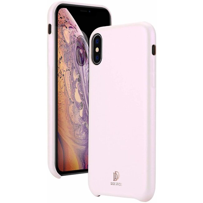 Hoesje geschikt voor iPhone XS Max - Dux Ducis Skin Lite Back Cover - Roze