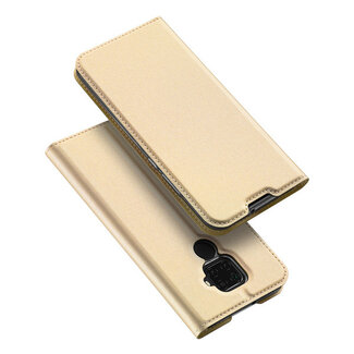 Dux Ducis Huawei Mate 30 Lite case - Dux Ducis Skin Pro Book Case - Gold