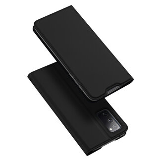 Dux Ducis Dux Ducis - Case for Samsung Galaxy S20 FE - Ultra Slim PU Leather Flip Folio Case with Magnetic Closure - Black