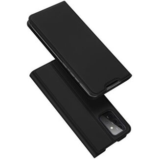 Dux Ducis Case for Samsung Galaxy A72 5G Ultra Slim PU Leather Flip Folio Case with Magnetic Closure - Black