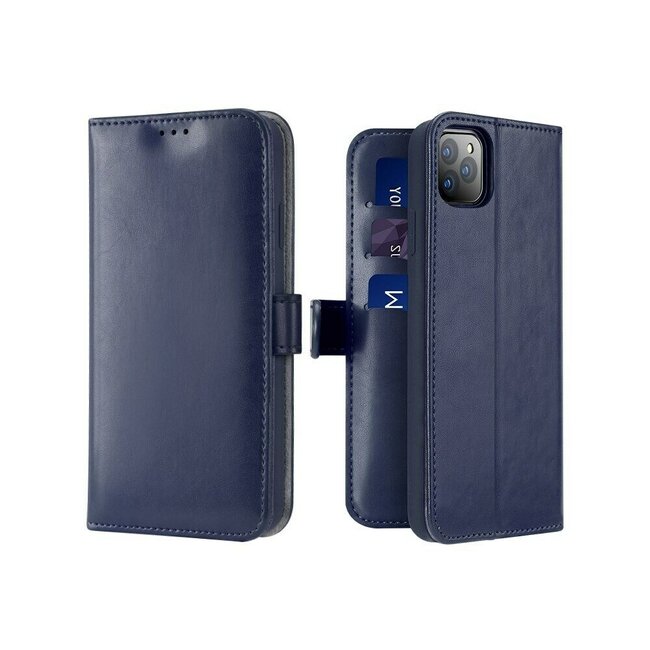 Hoesje geschikt voor iPhone 11 Pro - Dux Ducis Kado Wallet Case - Blauw