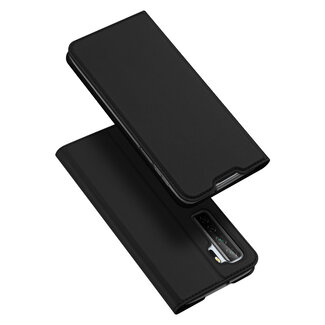 Dux Ducis Dux Ducis - Case for Huawei P40 Lite 5G - Ultra Slim PU Leather Flip Folio Case with Magnetic Closure - Black