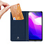Dux Ducis - Case for Xiaomi Mi 10 Lite - Ultra Slim PU Leather Flip Folio Case Whiteh Magnetic Closure - Blue