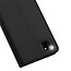 Dux Ducis - Case for Huawei Y5P - Ultra Slim PU Leather Flip Folio Case Whiteh Magnetic Closure - Black