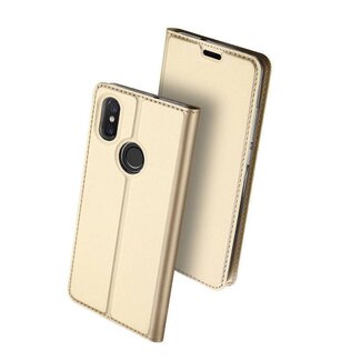 Dux Ducis Xiaomi Redmi Note 6 Pro case - Dux Ducis Skin Pro Book Case - Gold