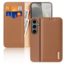 Dux Ducis - Telefoonhoesje geschikt voor Samsung Galaxy S24 - Hivo Series Case - Bruin