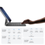 Dux Ducis - Toetsenbord hoes geschikt voor Apple iPad Pro 12.9 (2020/2021/2022) - QWERTY - Tablet toetsenbord met touchpad en Toetsenbordverlichting - Zwart