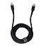 WIWU - USB-C naar Lightning kabel - Lightning oplader - Gevlochten Kabel - 1,2 meter - Zwart