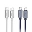 HOCO - USB-C naar USB-C kabel - Quick Charge 3.0 - 240W - 1.8 meter - Donker Blauw