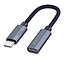 HOCO - USB-C naar Lightning Female Adapter - 15 cm - Donker Blauw