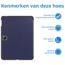Tablet hoes geschikt voor de OnePlus Pad Go/ Oppo Pad Air2/Oppo Pad Neo - Donker Blauw