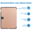 Tablet hoes geschikt voor de OnePlus Pad Go/ Oppo Pad Air2/Oppo Pad Neo - Rose Goud